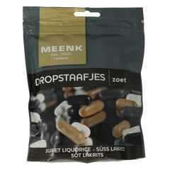 Meenk Dropstaafjes 225 Gram