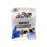 De Bron Zoete dropbolletjes/sweet liquorice suikervrij 100.00 Gram