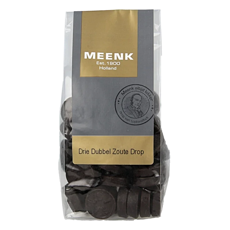 Meenk 3 Dubbel zoute drop 180 Gram