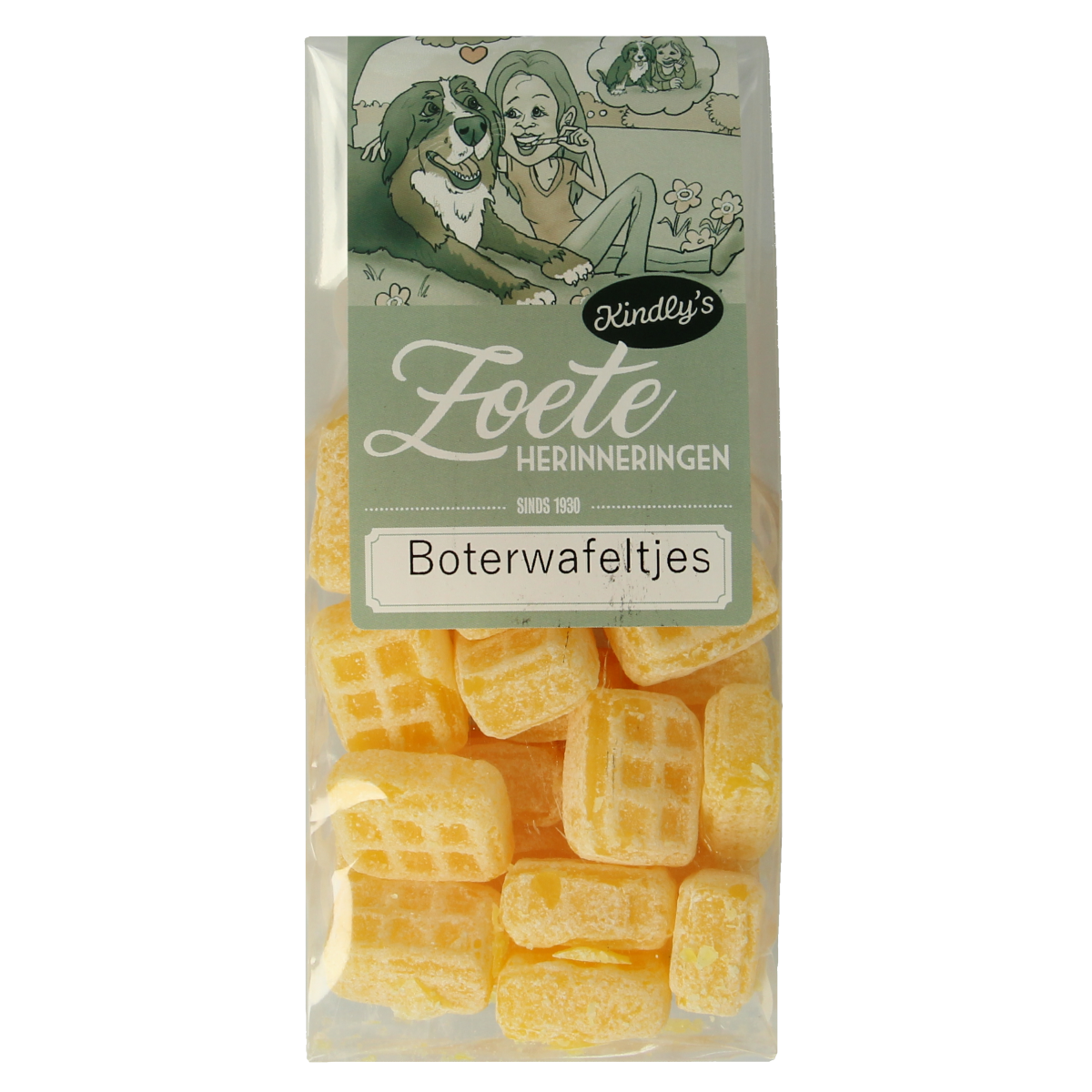 Kindly's Boterwafels zoete herinneringen 200.00 Gram