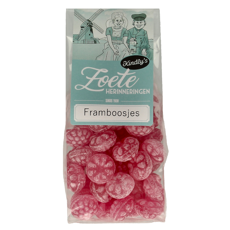 Kindly's Framboosjes zoete herinneringen 180 Gram