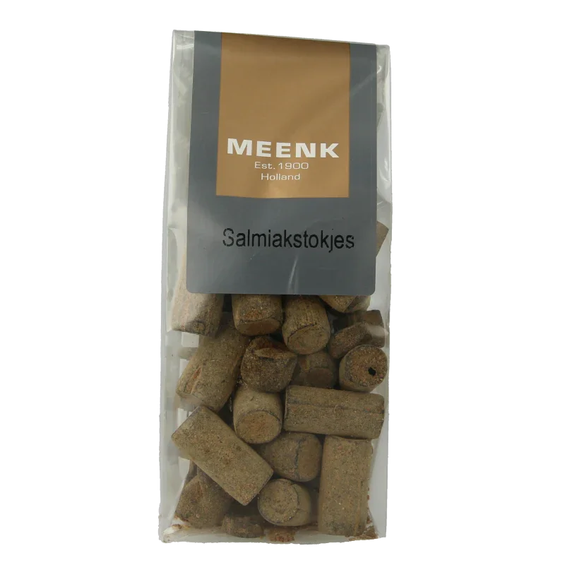 Meenk Salmiak stokjes 150 Gram
