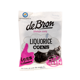 De Bron Muntendrop/liquorice coins suikervrij 100 Gram