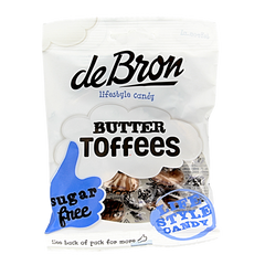De Bron Buttertoffee suikervrij 70.00 Gram