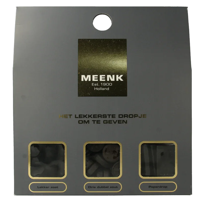 Meenk Meenk cadeau zoet, zout, peperig 1.00 Stuks