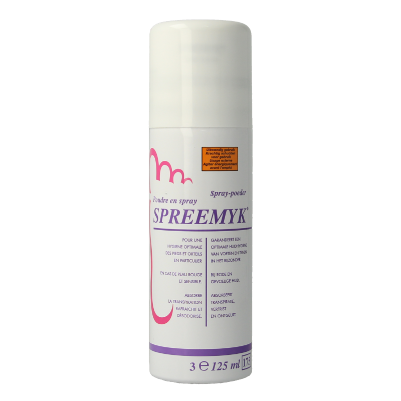 Spreemyk Poederspray voeten 125.00 Milliliter