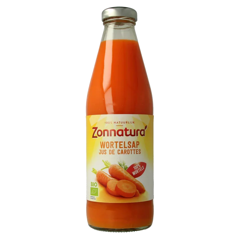 Zonnatura Wortelsap bio 750 Milliliter