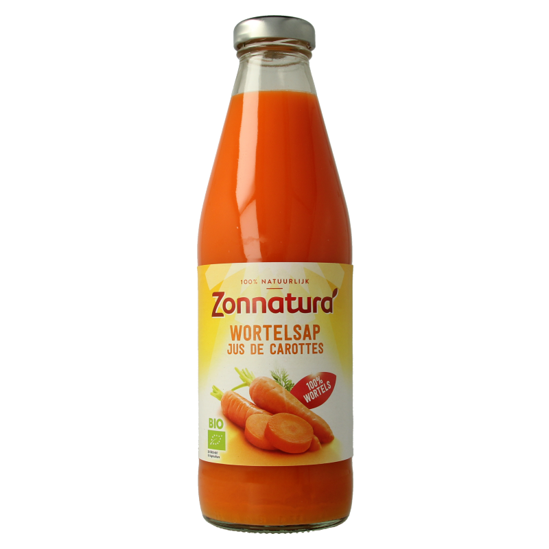 Zonnatura Wortelsap bio 750 Milliliter