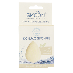 Skoon Konjac spons pure bio 1.00 Stuks