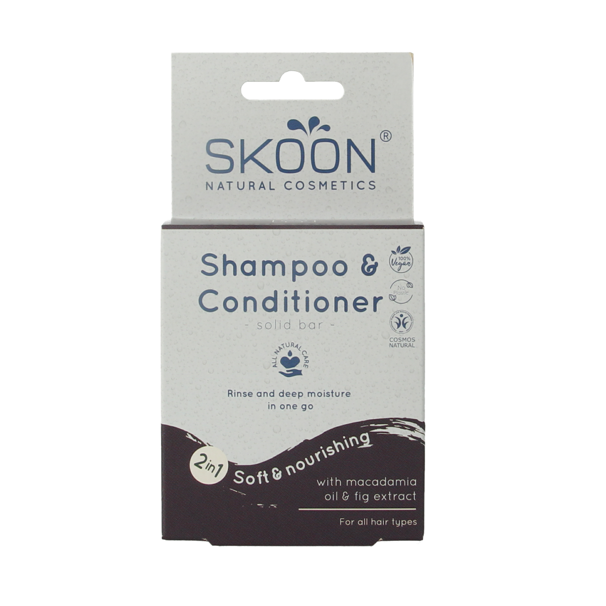 Skoon Solid shampoo & conditioner 2 in 1 90.00 Gram