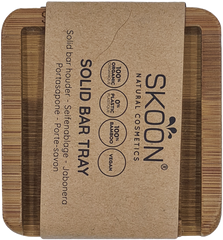 Skoon Solid bar tray - 1 bar - all bamboo 1 Set