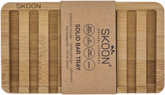 Skoon Solid bar tray - 2 bar - all bamboo 1.00 Set