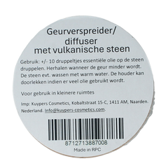 Soylites Geurverspreider met vulkanische steen 1.00 Stuks