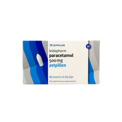 Leidapharm Paracetamol 500mg 10 Zetpillen