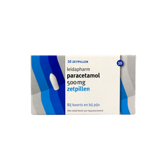 Leidapharm Paracetamol 500mg 10.00 Zetpillen
