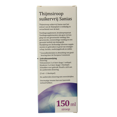 Sanias Thijmsiroop suikervrij 150 Milliliter
