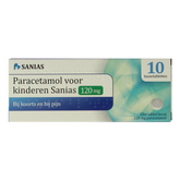 Sanias Paracetamol 120mg 10 Kauwtabletten