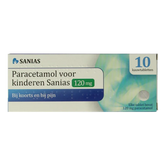 Sanias Paracetamol 120mg 10 Kauwtabletten