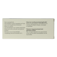 Sanias Paracetamol 120mg 10 Kauwtabletten