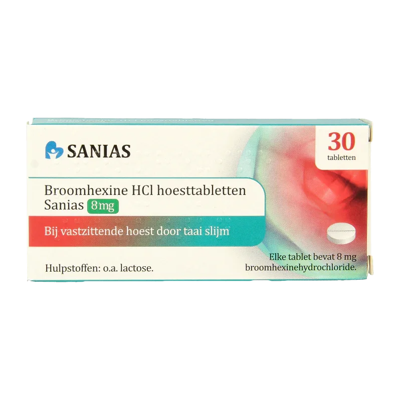 Sanias Broomhexine 8mg 30 Tabletten