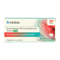 Sanias Broomhexine 8mg 30 Tabletten