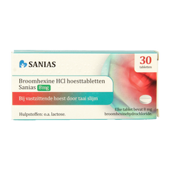 Sanias Broomhexine 8mg 30.00 Tabletten