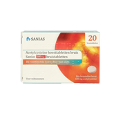 Sanias Acetylcysteine 600mg 20.00 Bruistabletten