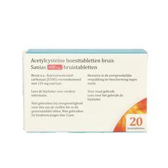 Sanias Acetylcysteine 600mg 20.00 Bruistabletten