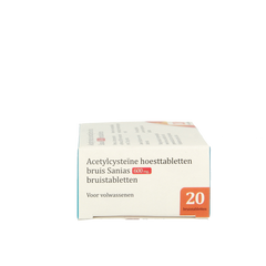 Sanias Acetylcysteine 600mg 20.00 Bruistabletten
