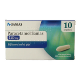 Sanias Paracetamol 120mg 10 Zetpillen