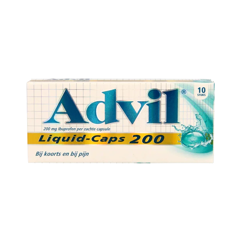 Advil Reliva liquid caps 200mg 10 Capsules