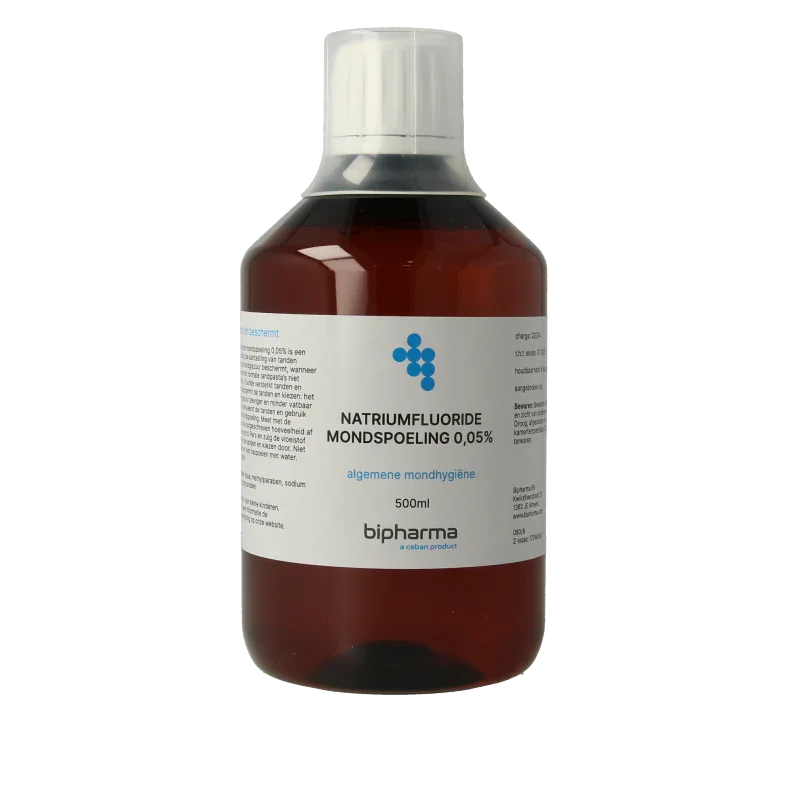 Bipharma Natriumfluoride 0,05% mondspoeling 500.00 Milliliter