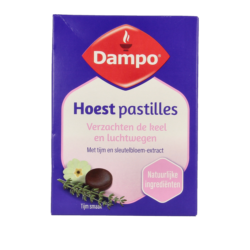 Dampo Hoestpastilles thijm/sleutelbloem 24 Pastilles