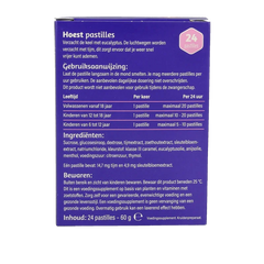 Dampo Hoestpastilles thijm/sleutelbloem 24 Pastilles