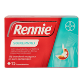 Rennie Suikervrij 72 Tabletten