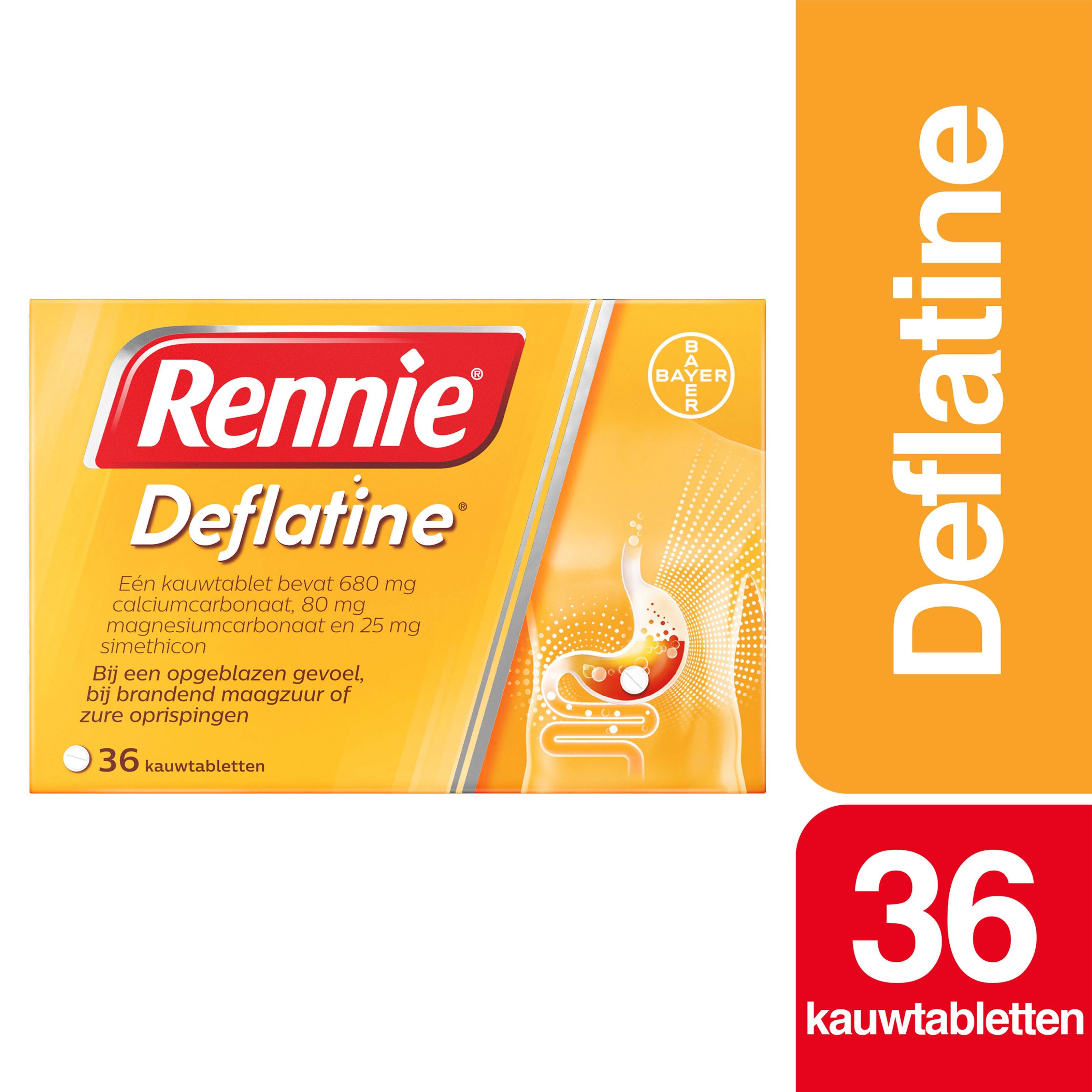 Rennie Deflatine 36 Tabletten