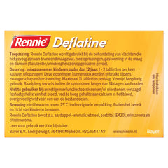 Rennie Deflatine 36 Tabletten