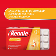 Rennie Sinaasappel 36 Tabletten