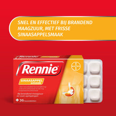 Rennie Sinaasappel 36 Tabletten