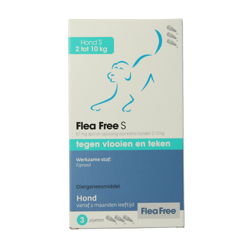 Exil Fipralone spot on hond small 3 Stuks