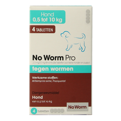 Exil No worm pro hond S 4 Tabletten