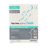 Flea Free Ectoline duo hond 2-10kg pipet 2 Stuks