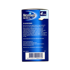 Nicotinell Kauwgom cool mint 4mg 96 Stuks