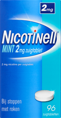 Nicotinell Mint 2mg 96.00 Zuigtabletten