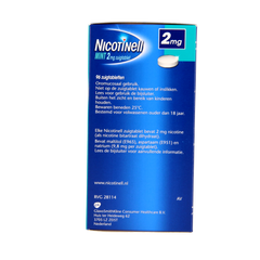 Nicotinell Mint 2mg 96.00 Zuigtabletten