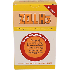 Zell H3 Vega capsules 120 Vegetarische capsules