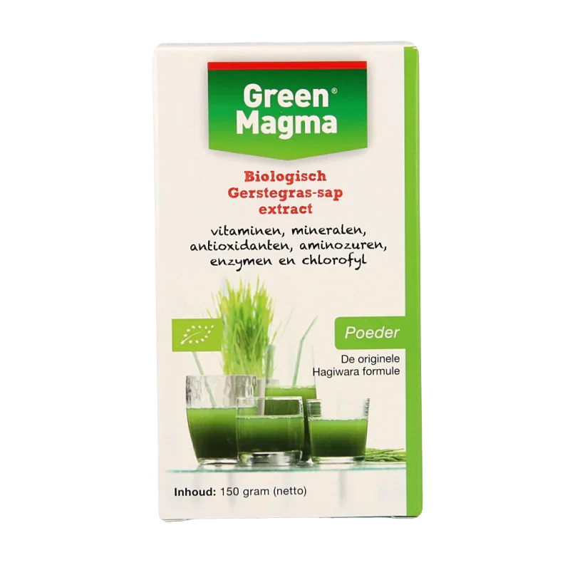Green Magma Green magma poeder bio 150 Gram