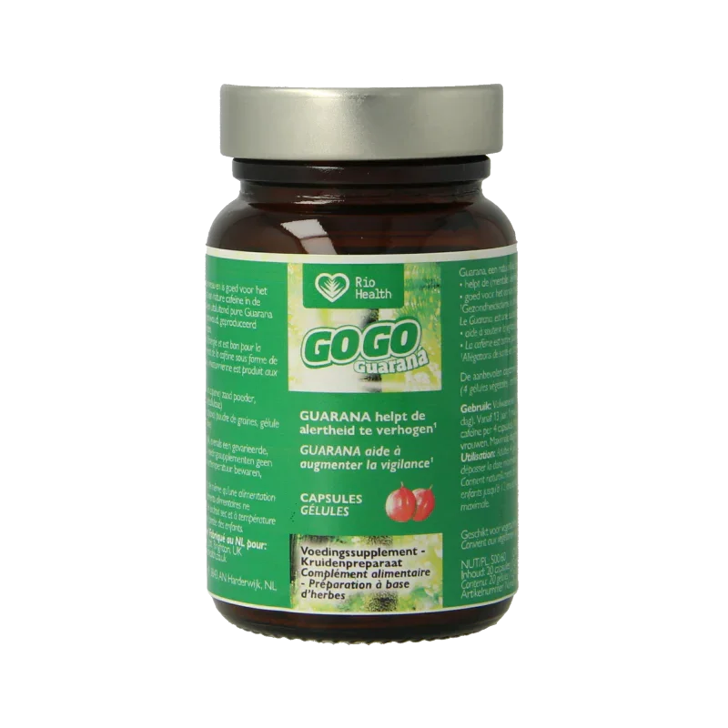 RIO Gogo guarana 500mg 10 dagen 20 Capsules