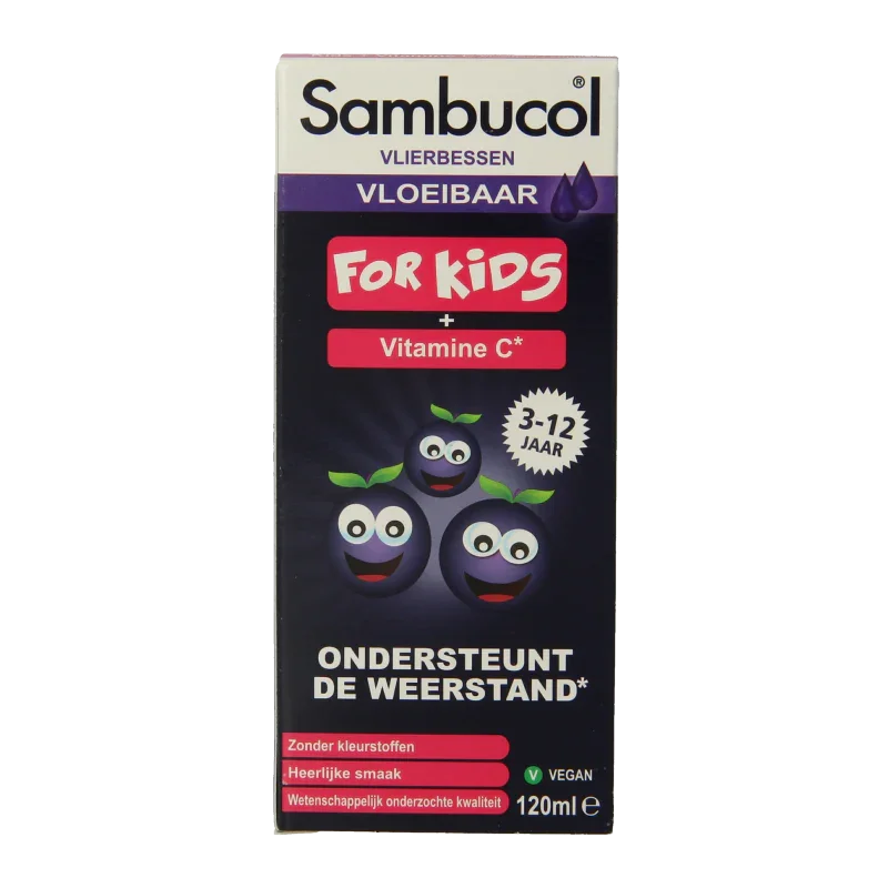 Sambucol Vlierbessensiroop for kids 120 Milliliter