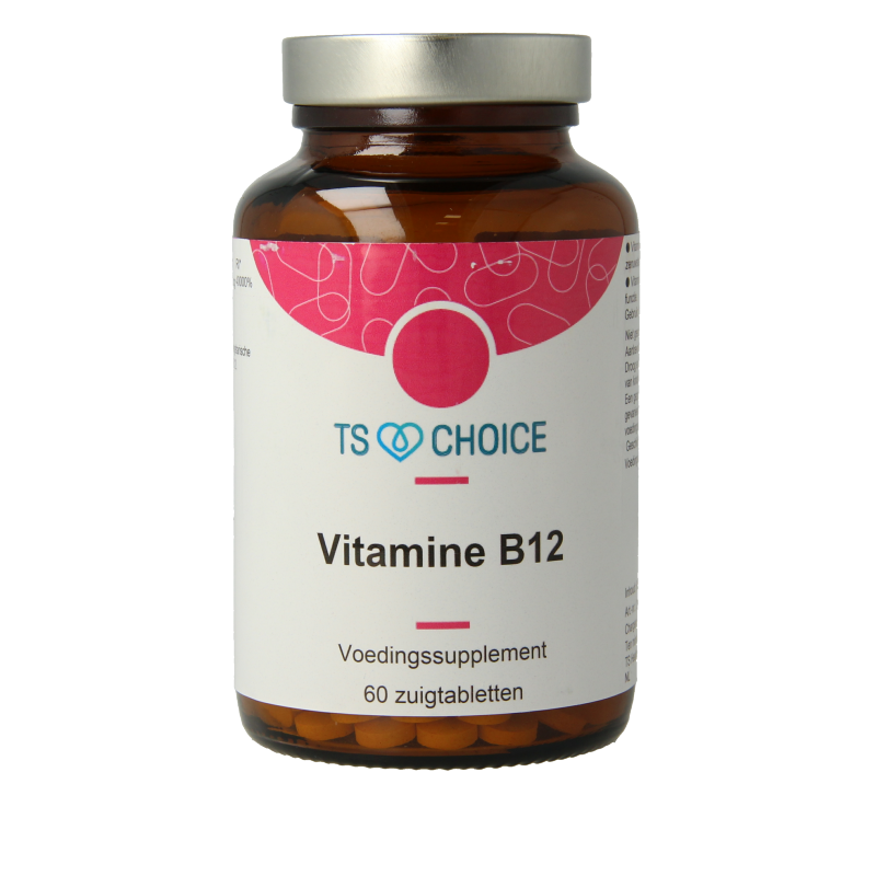 TS Choice Vitamine B12 cobalamine 60 Zuigtabletten